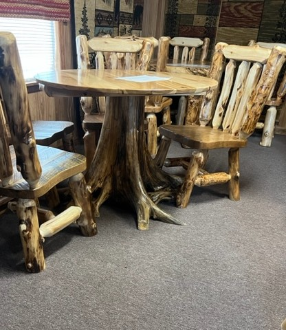 Aspen stump table