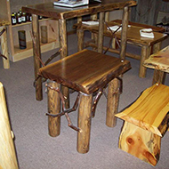 Little Bench with Small Table