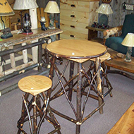 Table and Stools