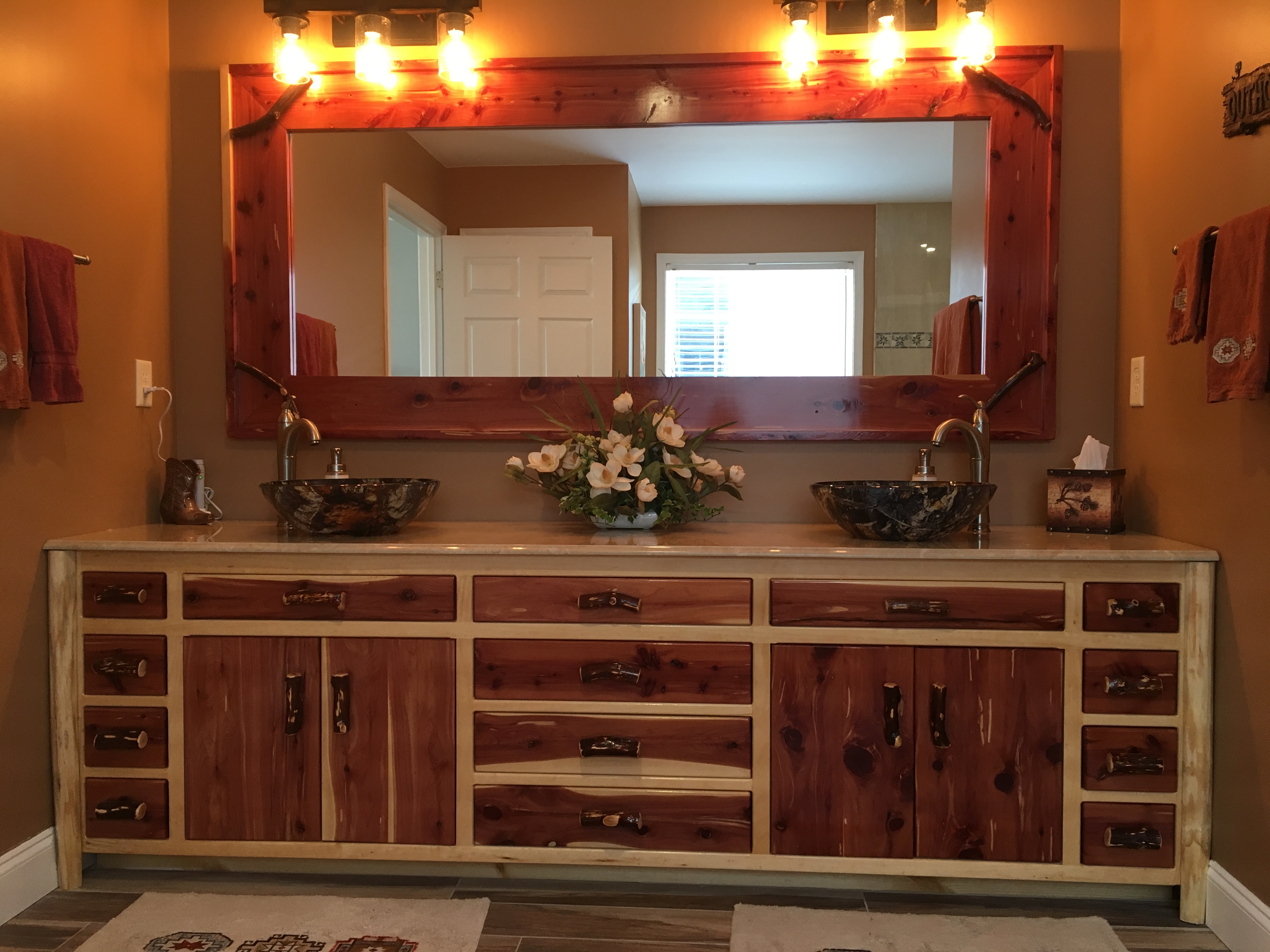 Cedar Vanity