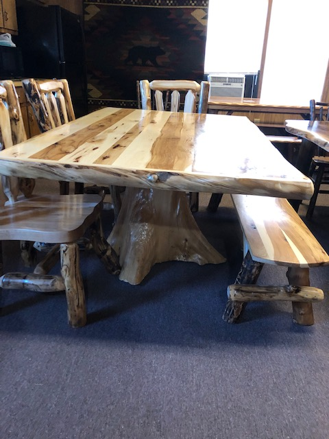 Aspen Stump Table